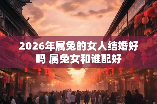2026年属兔的女人结婚好吗 属兔女和谁配好 2026年属兔的女人结婚好吗 属兔女和谁配好