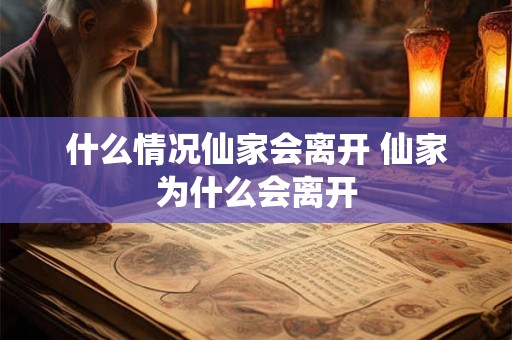 什么情况仙家会离开 仙家为什么会离开