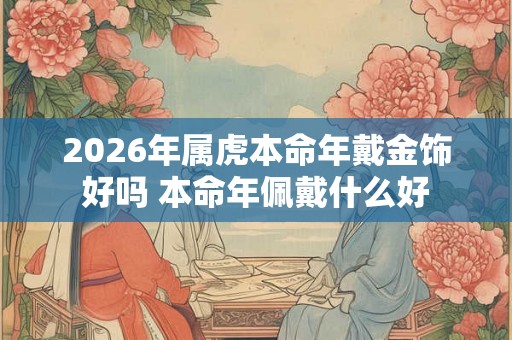 2026年属虎本命年戴金饰好吗 本命年佩戴什么好