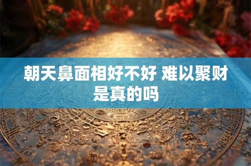 朝天鼻面相好不好 难以聚财是真的吗 朝天鼻面相好不好 难以聚财是真的吗