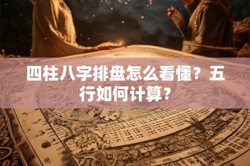 四柱八字排盘怎么看懂？五行如何计算？
