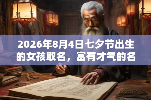 2026年8月4日七夕节出生的女孩取名,富有才气的名字推荐 2026年8月4日七夕节出生的女孩取名,富有才气的名字推荐