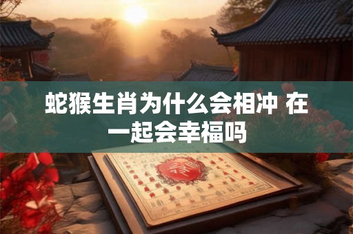 蛇猴生肖为什么会相冲 在一起会幸福吗