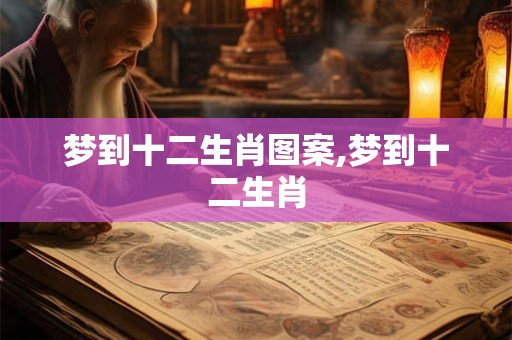 梦到十二生肖图案,梦到十二生肖
