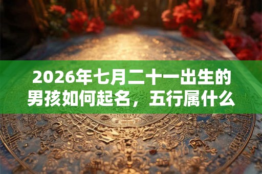 2026年七月二十一出生的男孩如何起名,五行属什么 2026年七月二十一出生的男孩如何起名,五行属什么