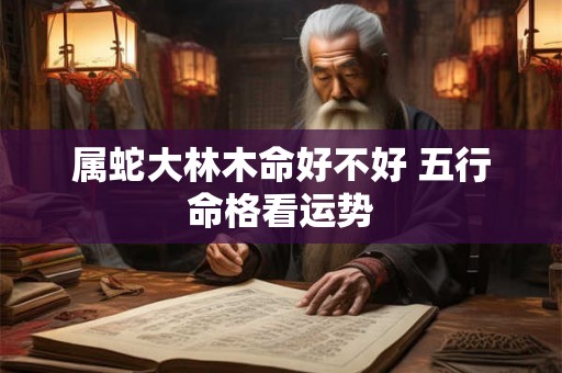 属蛇大林木命好不好 五行命格看运势 属蛇大林木命好不好 五行命格看运势