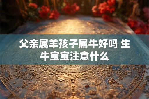 父亲属羊孩子属牛好吗 生牛宝宝注意什么 父亲属羊孩子属牛好吗 生牛宝宝注意什么