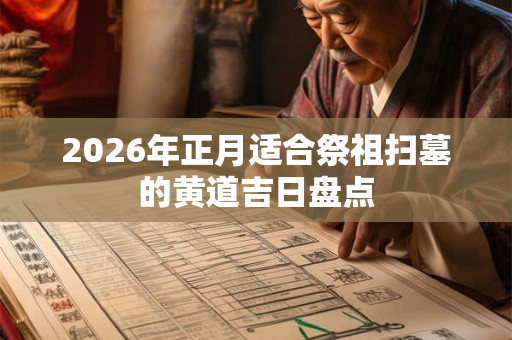 2026年正月适合祭祖扫墓的黄道吉日盘点 2026年正月适合祭祖扫墓的黄道吉日盘点