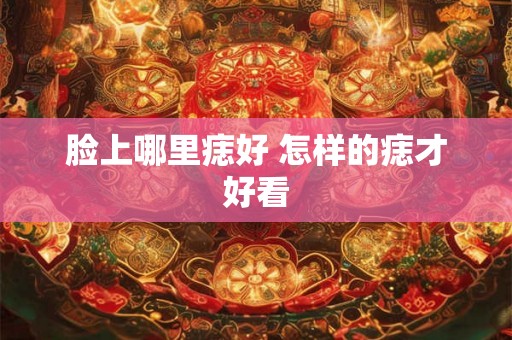 脸上哪里痣好 怎样的痣才好看 脸上哪里痣好 怎样的痣才好看
