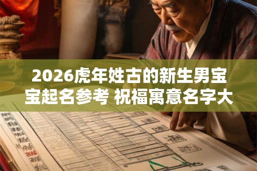 2026虎年姓古的新生男宝宝起名参考 祝福寓意名字大全