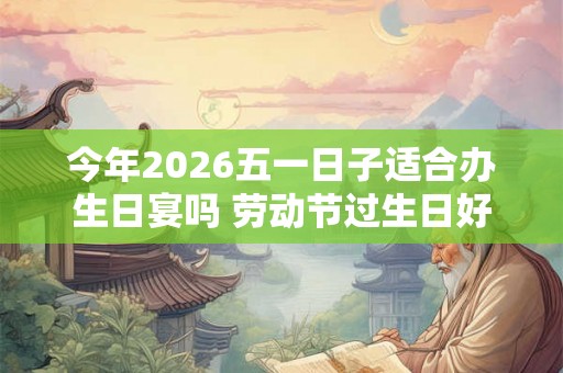 今年2026五一日子适合办生日宴吗 劳动节过生日好吗