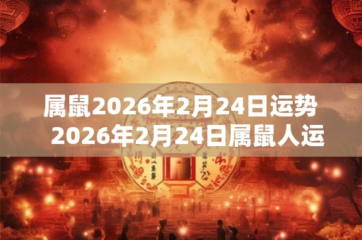 属鼠2026年2月24日运势  2026年2月24日属鼠人运势详解