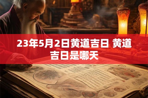 23年5月2日黄道吉日 黄道吉日是哪天