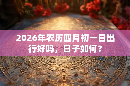 2026年农历四月初一日出行好吗，日子如何？