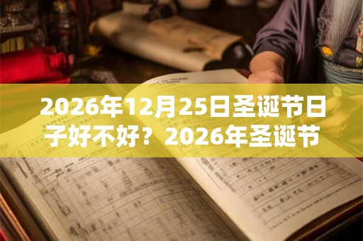 2026年12月25日圣诞节日子好不好？2026年圣诞节黄历查询！