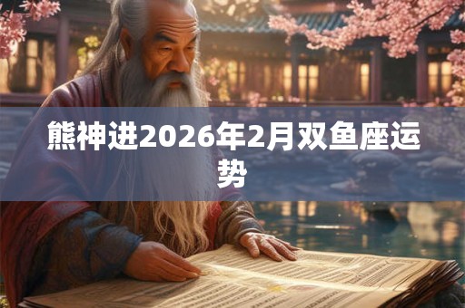 熊神进2026年2月双鱼座运势