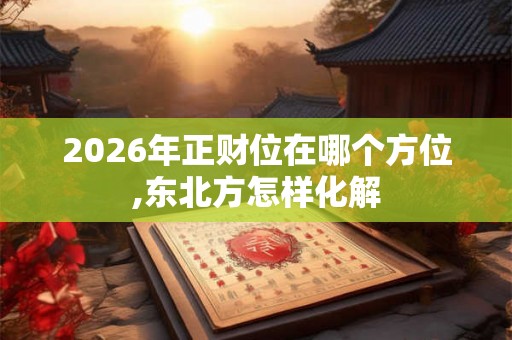 2026年正财位在哪个方位,东北方怎样化解