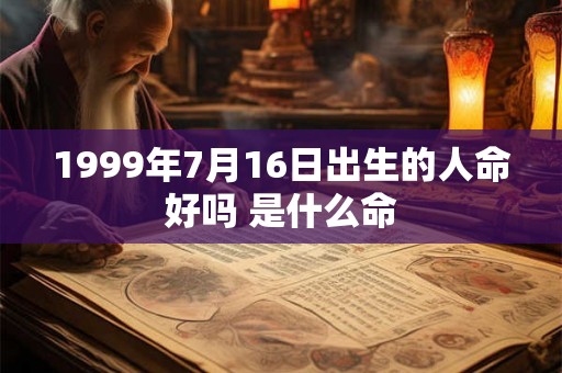 1999年7月16日出生的人命好吗 是什么命