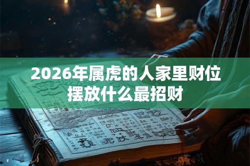 2026年属虎的人家里财位摆放什么最招财 2026年属虎的人家里财位摆放什么最招财