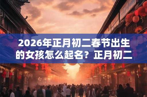 2026年正月初二春节出生的女孩怎么起名?正月初二习俗 2026年正月初二春节出生的女孩怎么起名?正月初二习俗