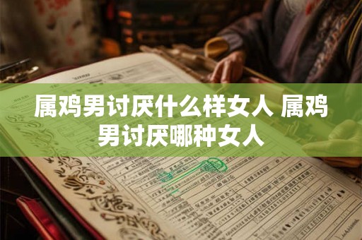 属鸡男讨厌什么样女人 属鸡男讨厌哪种女人