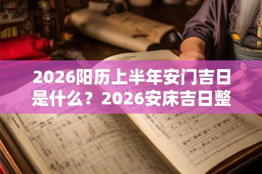 2026阳历上半年安门吉日是什么？2026安床吉日整理