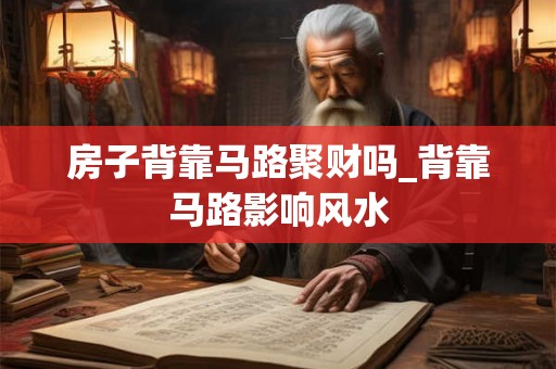 房子背靠马路聚财吗_背靠马路影响风水 房子背靠马路聚财吗_背靠马路影响风水