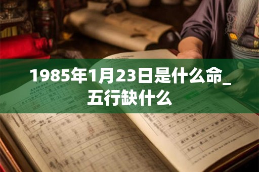 1985年1月23日是什么命_五行缺什么 1985年1月23日是什么命_五行缺什么