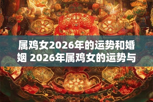 属鸡女2026年的运势和婚姻 2026年属鸡女的运势与婚姻如何 属鸡女2026年的运势和婚姻 2026年属鸡女的运势与婚姻如何
