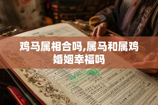 鸡马属相合吗,属马和属鸡婚姻幸福吗 鸡马属相合吗,属马和属鸡婚姻幸福吗