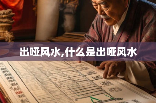 出哑风水,什么是出哑风水 出哑风水,什么是出哑风水