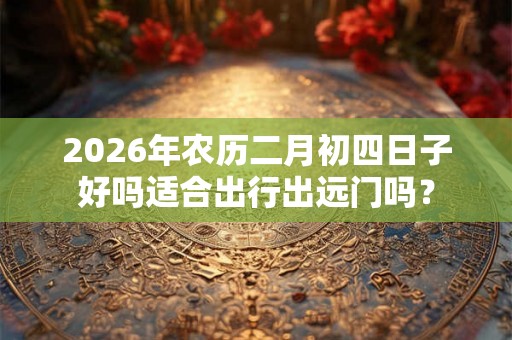 2026年农历二月初四日子好吗适合出行出远门吗？