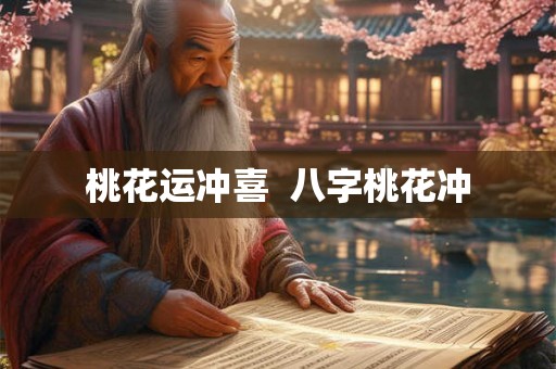 桃花运冲喜  八字桃花冲