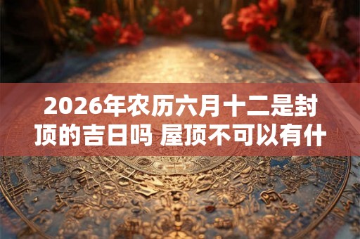 2026年农历六月十二是封顶的吉日吗 屋顶不可以有什么