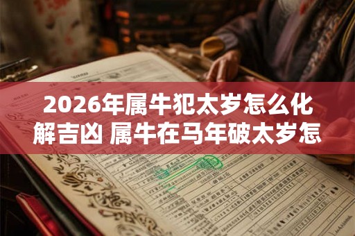 2026年属牛犯太岁怎么化解吉凶 属牛在马年破太岁怎么办