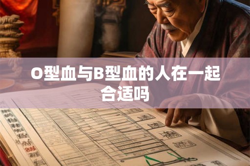 O型血与B型血的人在一起合适吗