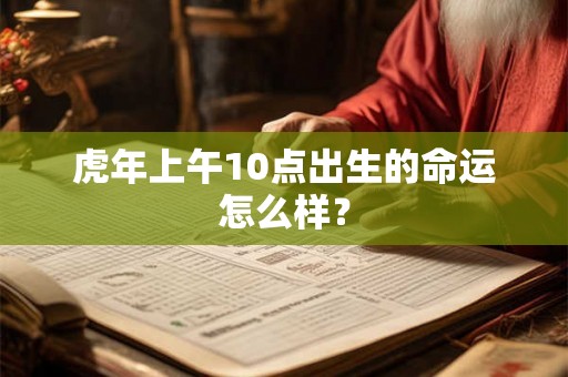 虎年上午10点出生的命运怎么样？