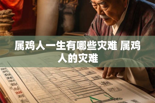 属鸡人一生有哪些灾难 属鸡人的灾难
