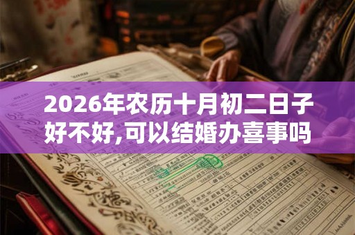 2026年农历十月初二日子好不好,可以结婚办喜事吗? 2026年农历十月初二日子好不好,可以结婚办喜事吗?