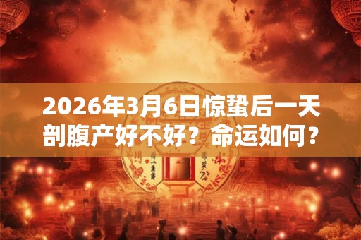 2026年3月6日惊蛰后一天剖腹产好不好？命运如何？