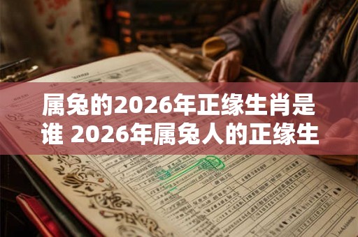 属兔的2026年正缘生肖是谁 2026年属兔人的正缘生肖是什么
