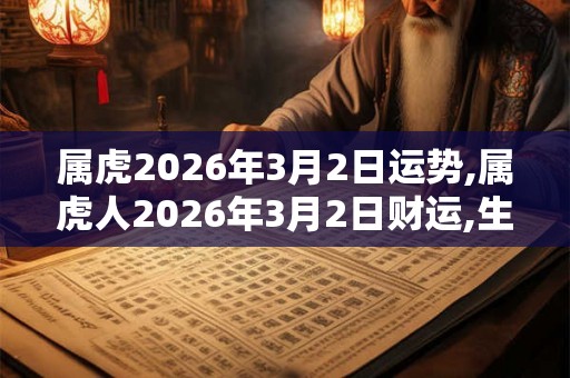 属虎2026年3月2日运势,属虎人2026年3月2日财运,生肖虎2026年3月2日运势 属虎2026年3月2日运势,属虎人2026年3月2日财运,生肖虎2026年3月2日运势