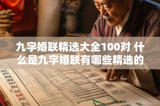 九字婚联精选大全100对 什么是九字婚联有哪些精选的100对