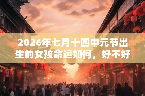 2026年七月十四中元节出生的女孩命运如何，好不好？