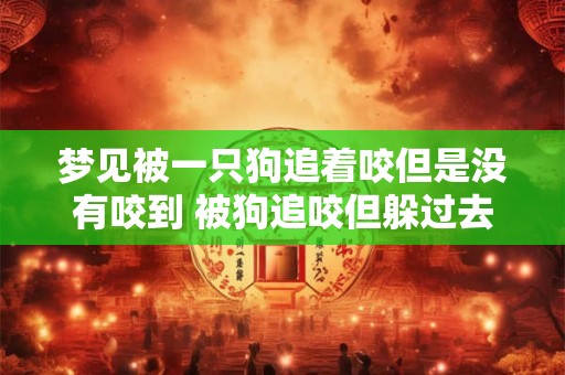 梦见被一只狗追着咬但是没有咬到 被狗追咬但躲过去了是什么意思
