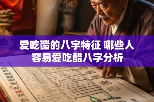 爱吃醋的八字特征 哪些人容易爱吃醋八字分析