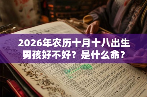 2026年农历十月十八出生男孩好不好？是什么命？