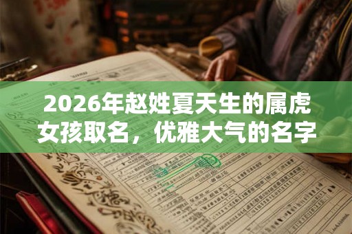 2026年赵姓夏天生的属虎女孩取名，优雅大气的名字推荐