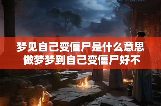 梦见自己变僵尸是什么意思 做梦梦到自己变僵尸好不好