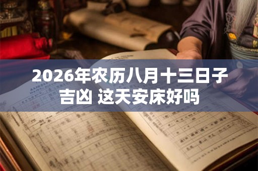2026年农历八月十三日子吉凶 这天安床好吗